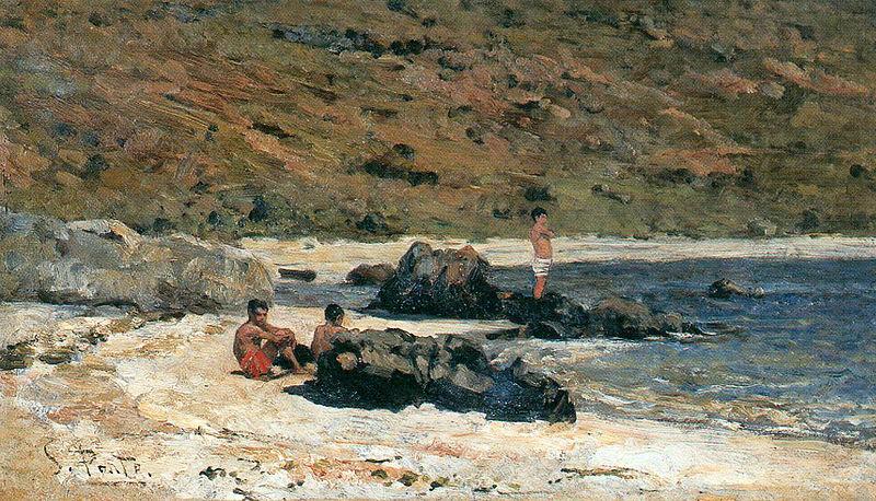 Antonio Carvalho de Silva Porto Recanto de praia china oil painting image